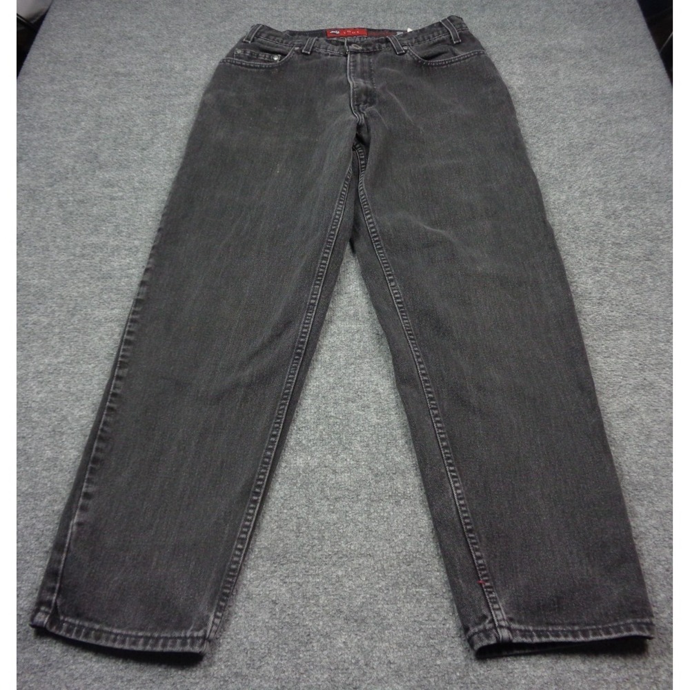 Vtg Levi's SilverTab Jeans Black Gray Loose Denim 33x32 (31x31) 90's Y2K Baggy